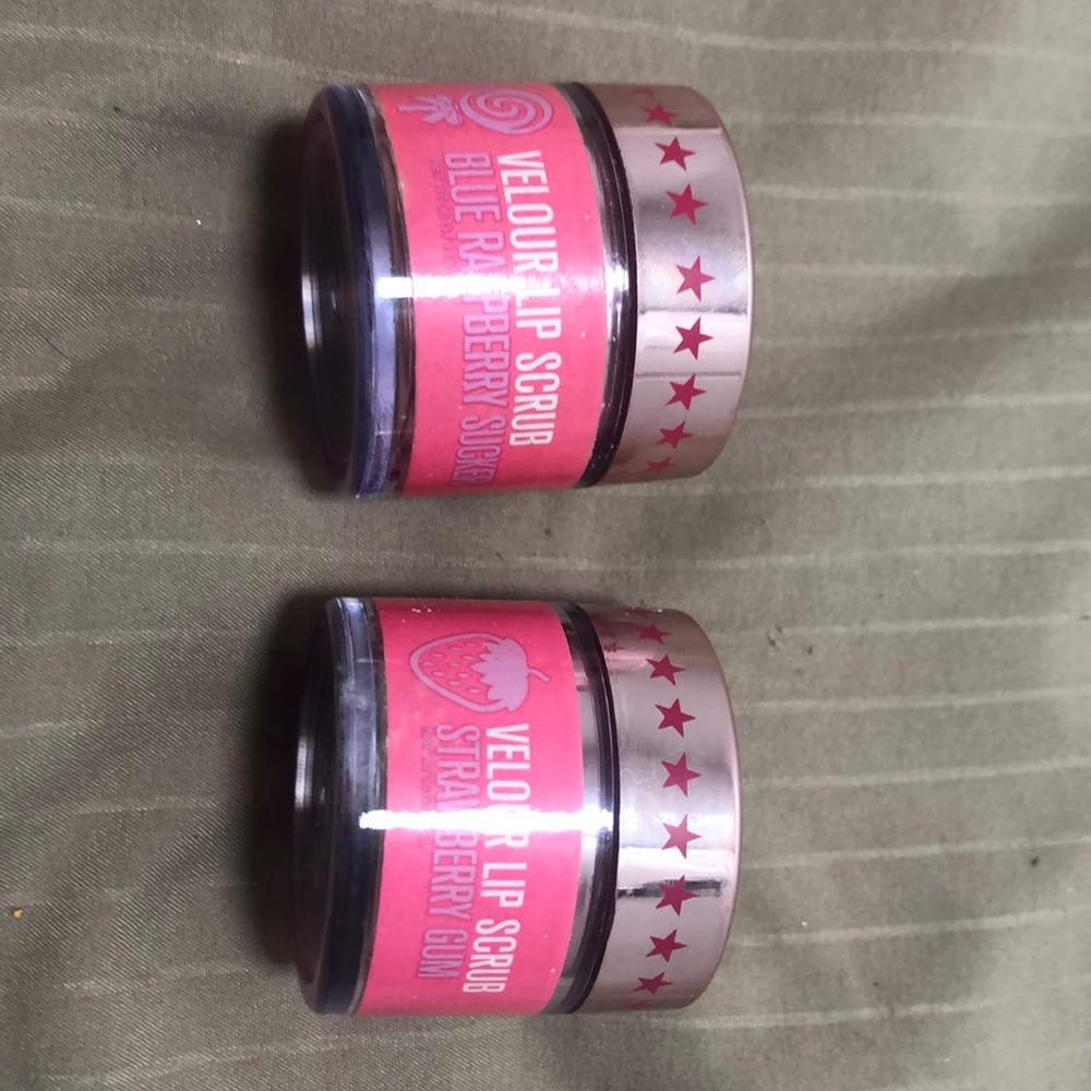 Jeffree star velour lip scrubs.